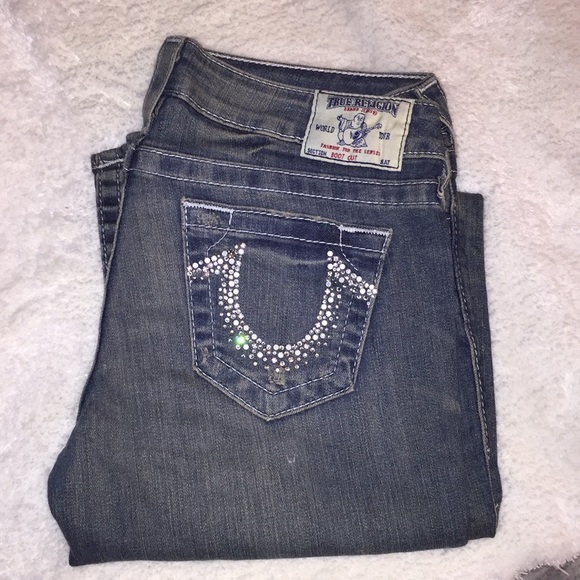 True Religion Jeans Crystal Boot Cut - Picture 1 of 6
